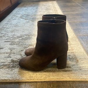 Brown booties from urban outfitters